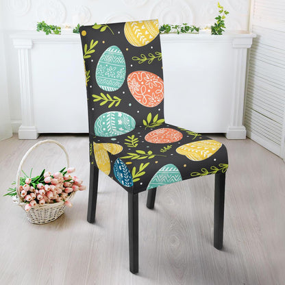 Easter Eggs Pattern Print Design RB01 Dining Chair Slipcover-JORJUNE.COM