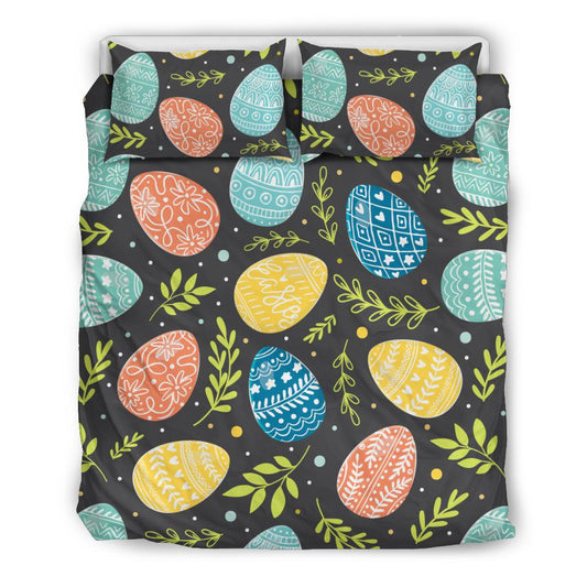 Easter Eggs Pattern Print Design RB01 Duvet Cover Bedding Set-JORJUNE.COM
