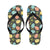 Easter Eggs Pattern Print Design RB01 Flip Flops-JorJune