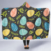 Easter Eggs Pattern Print Design RB01 Hooded Blanket-JORJUNE.COM