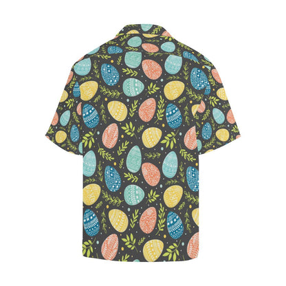 Easter Eggs Pattern Print Design RB01 Men Hawaiian Shirt-JorJune