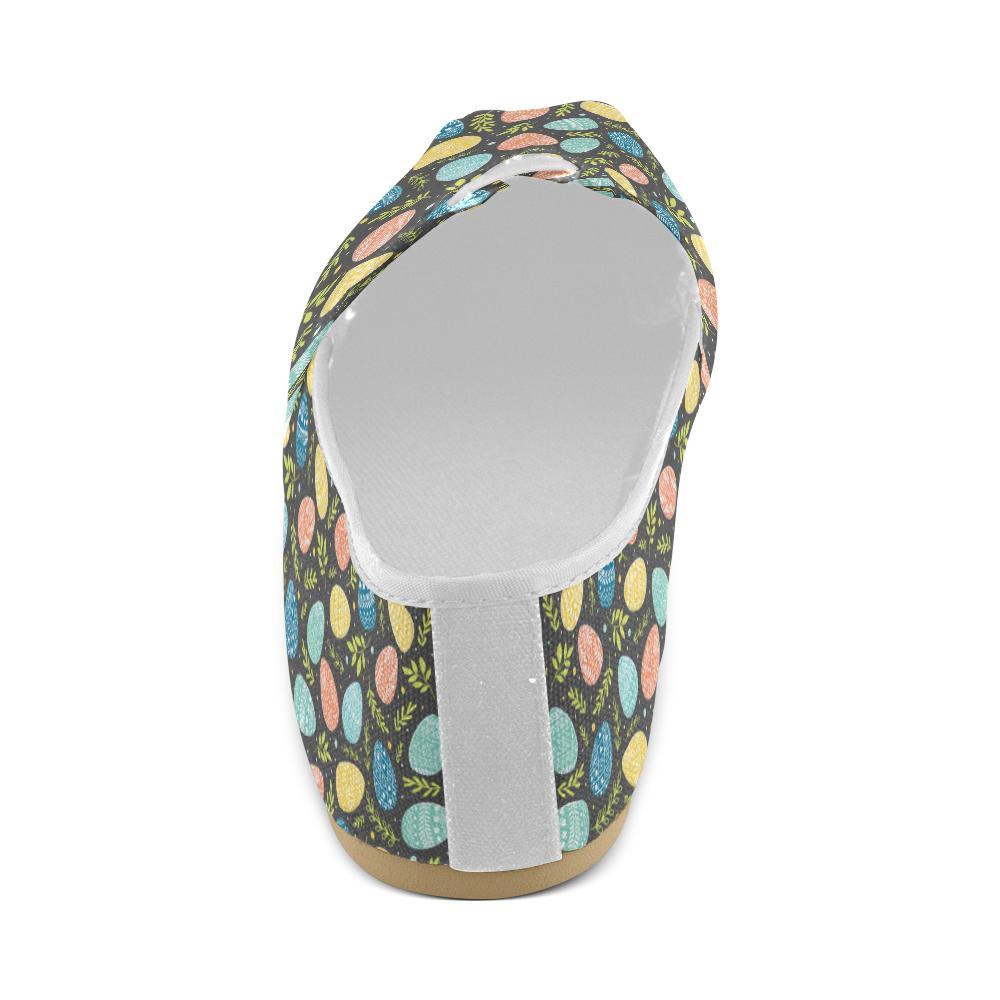 Easter Eggs Pattern Print Design RB01 Women Casual Shoes-JorJune.com