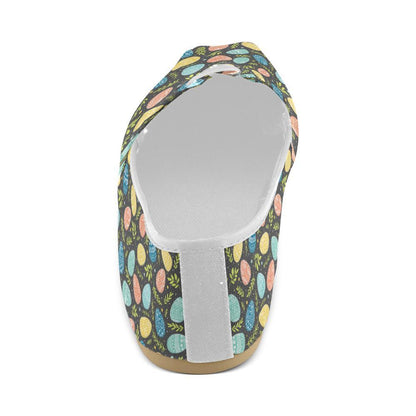Easter Eggs Pattern Print Design RB01 Women Casual Shoes-JorJune.com