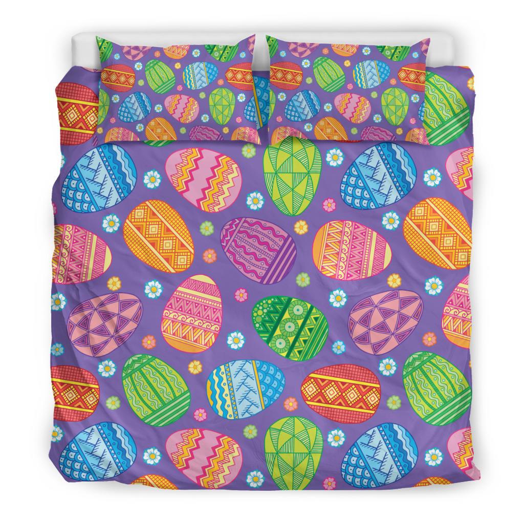 Easter Eggs Pattern Print Design RB010 Duvet Cover Bedding Set-JORJUNE.COM