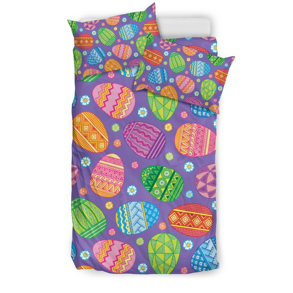 Easter Eggs Pattern Print Design RB010 Duvet Cover Bedding Set-JORJUNE.COM