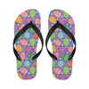 Easter Eggs Pattern Print Design RB010 Flip Flops-JorJune