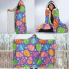 Easter Eggs Pattern Print Design RB010 Hooded Blanket-JORJUNE.COM