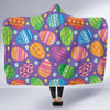 Easter Eggs Pattern Print Design RB010 Hooded Blanket-JORJUNE.COM