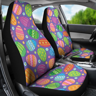Easter Eggs Pattern Print Design RB010 Universal Fit Car Seat Covers-JorJune