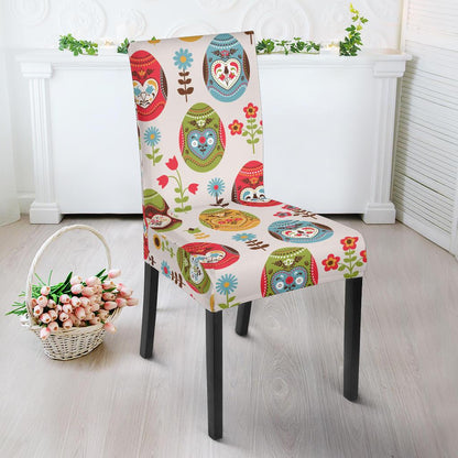 Easter Eggs Pattern Print Design RB011 Dining Chair Slipcover-JORJUNE.COM