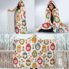 Easter Eggs Pattern Print Design RB011 Hooded Blanket-JORJUNE.COM