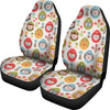 Easter Eggs Pattern Print Design RB011 Universal Fit Car Seat Covers-JorJune