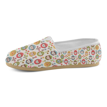 Easter Eggs Pattern Print Design RB011 Women Casual Shoes-JorJune.com