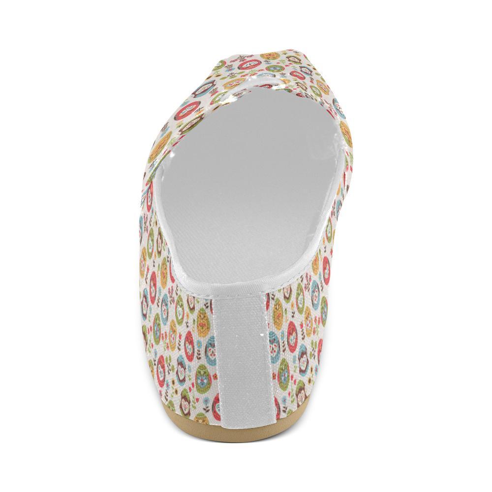 Easter Eggs Pattern Print Design RB011 Women Casual Shoes-JorJune.com