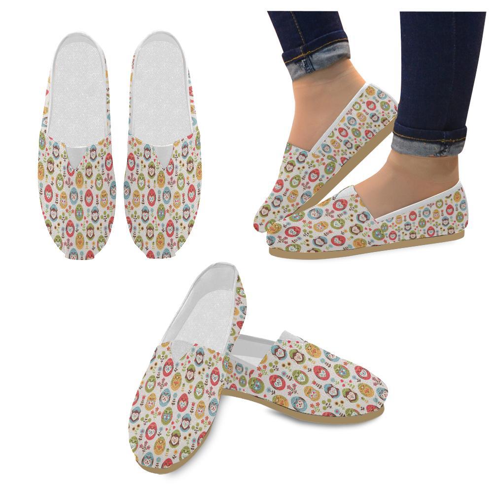 Easter Eggs Pattern Print Design RB011 Women Casual Shoes-JorJune.com