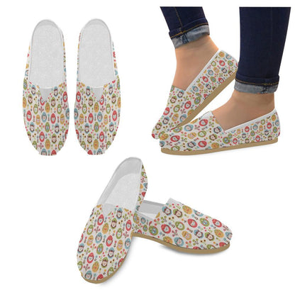 Easter Eggs Pattern Print Design RB011 Women Casual Shoes-JorJune.com