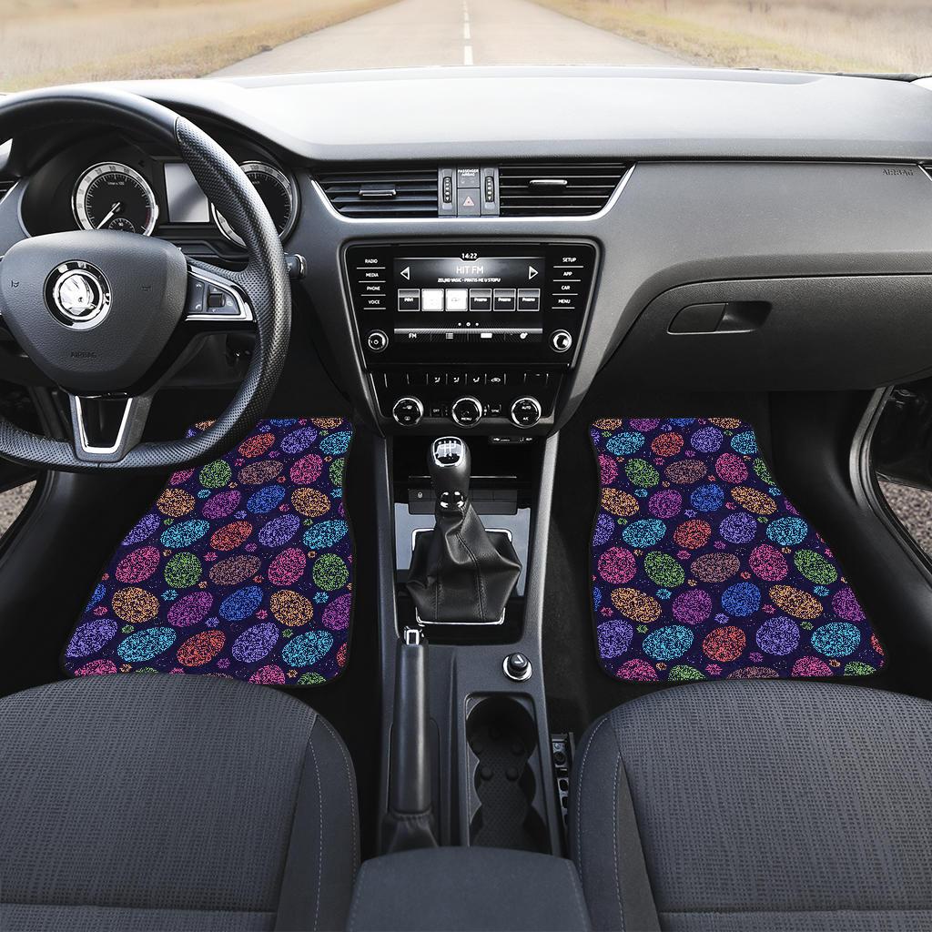 Easter Eggs Pattern Print Design RB012 Car Floor Mats-JorJune