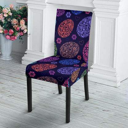 Easter Eggs Pattern Print Design RB012 Dining Chair Slipcover-JORJUNE.COM
