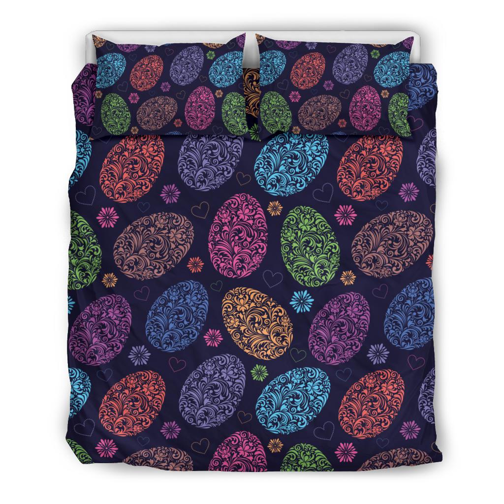 Easter Eggs Pattern Print Design RB012 Duvet Cover Bedding Set-JORJUNE.COM