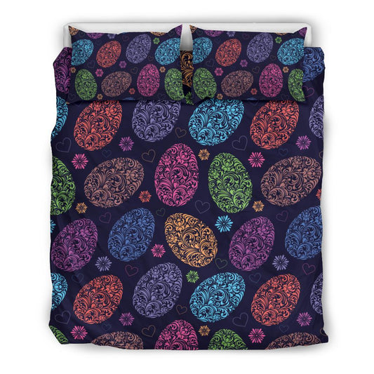 Easter Eggs Pattern Print Design RB012 Duvet Cover Bedding Set-JORJUNE.COM