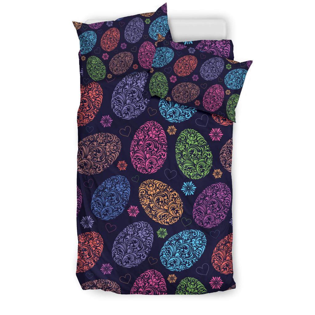 Easter Eggs Pattern Print Design RB012 Duvet Cover Bedding Set-JORJUNE.COM