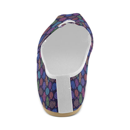 Easter Eggs Pattern Print Design RB012 Women Casual Shoes-JorJune.com