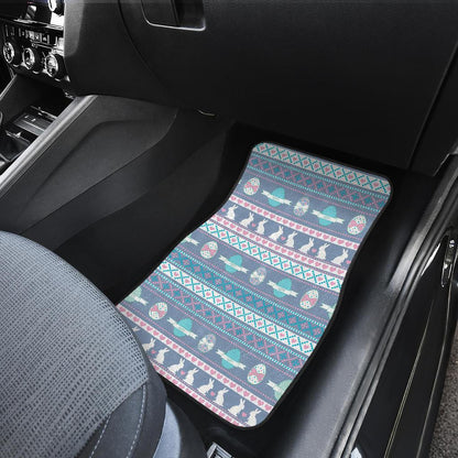 Easter Eggs Pattern Print Design RB013 Car Floor Mats-JorJune