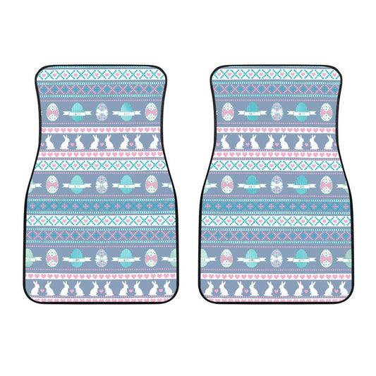 Easter Eggs Pattern Print Design RB013 Car Floor Mats-JorJune