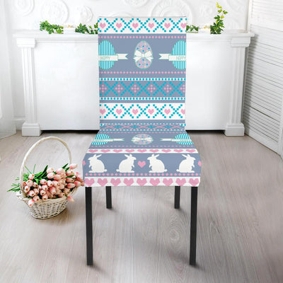 Easter Eggs Pattern Print Design RB013 Dining Chair Slipcover-JORJUNE.COM