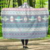 Easter Eggs Pattern Print Design RB013 Hooded Blanket-JORJUNE.COM