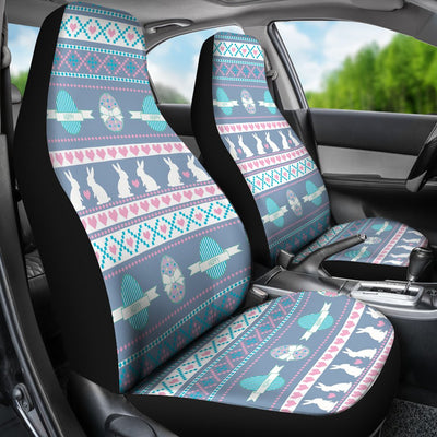 Easter Eggs Pattern Print Design RB013 Universal Fit Car Seat Covers-JorJune