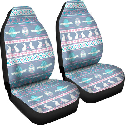 Easter Eggs Pattern Print Design RB013 Universal Fit Car Seat Covers-JorJune