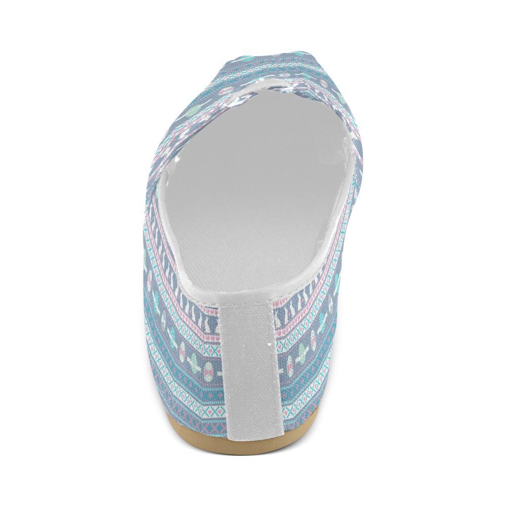Easter Eggs Pattern Print Design RB013 Women Casual Shoes-JorJune.com
