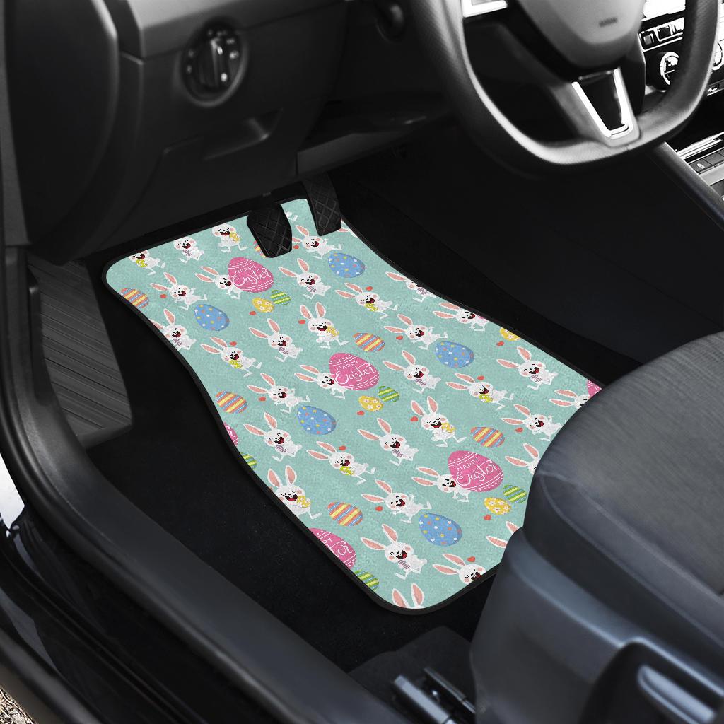 Easter Eggs Pattern Print Design RB014 Car Floor Mats-JorJune