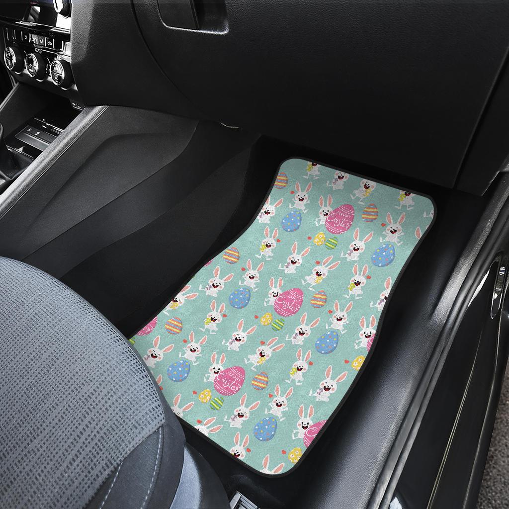 Easter Eggs Pattern Print Design RB014 Car Floor Mats-JorJune