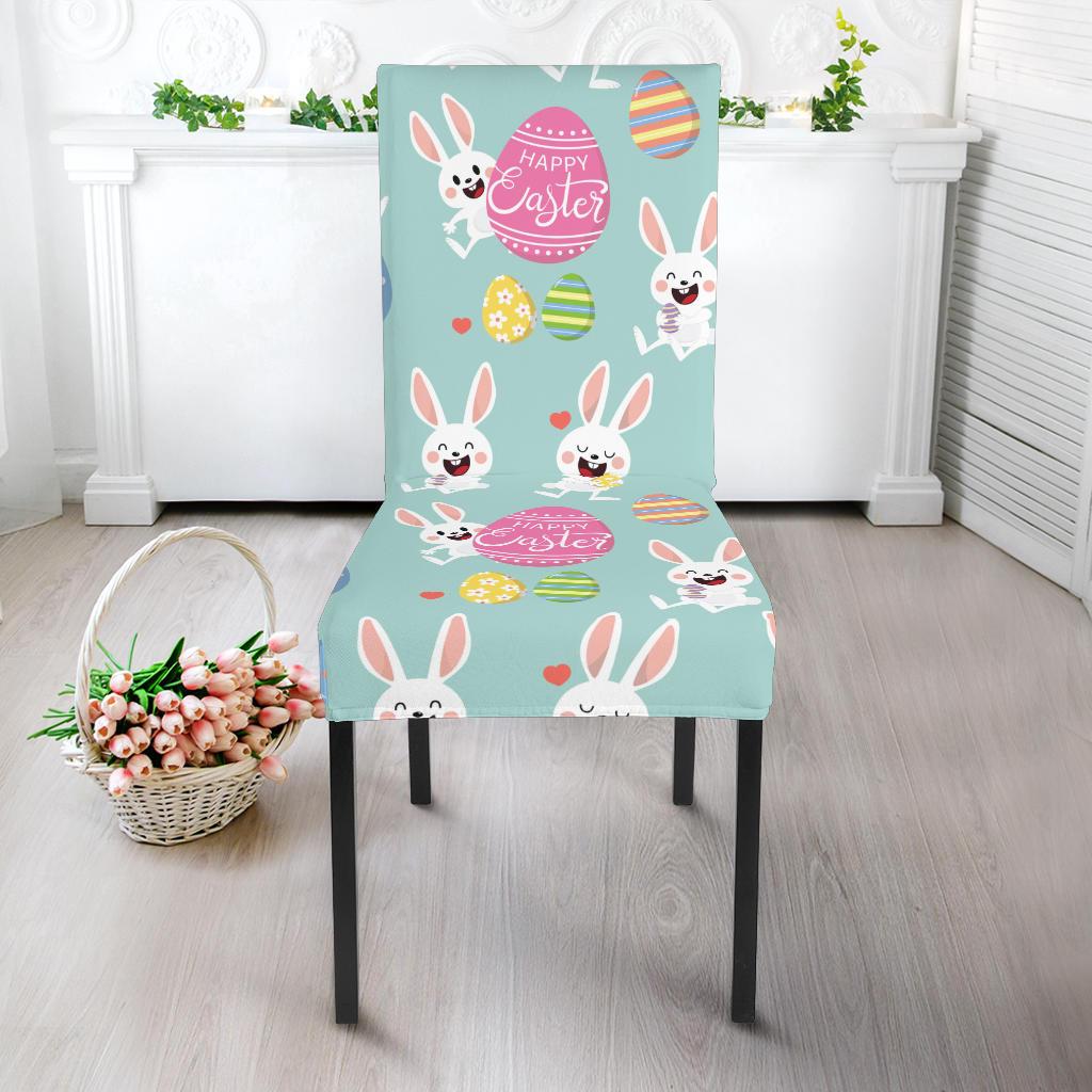 Easter Eggs Pattern Print Design RB014 Dining Chair Slipcover-JORJUNE.COM