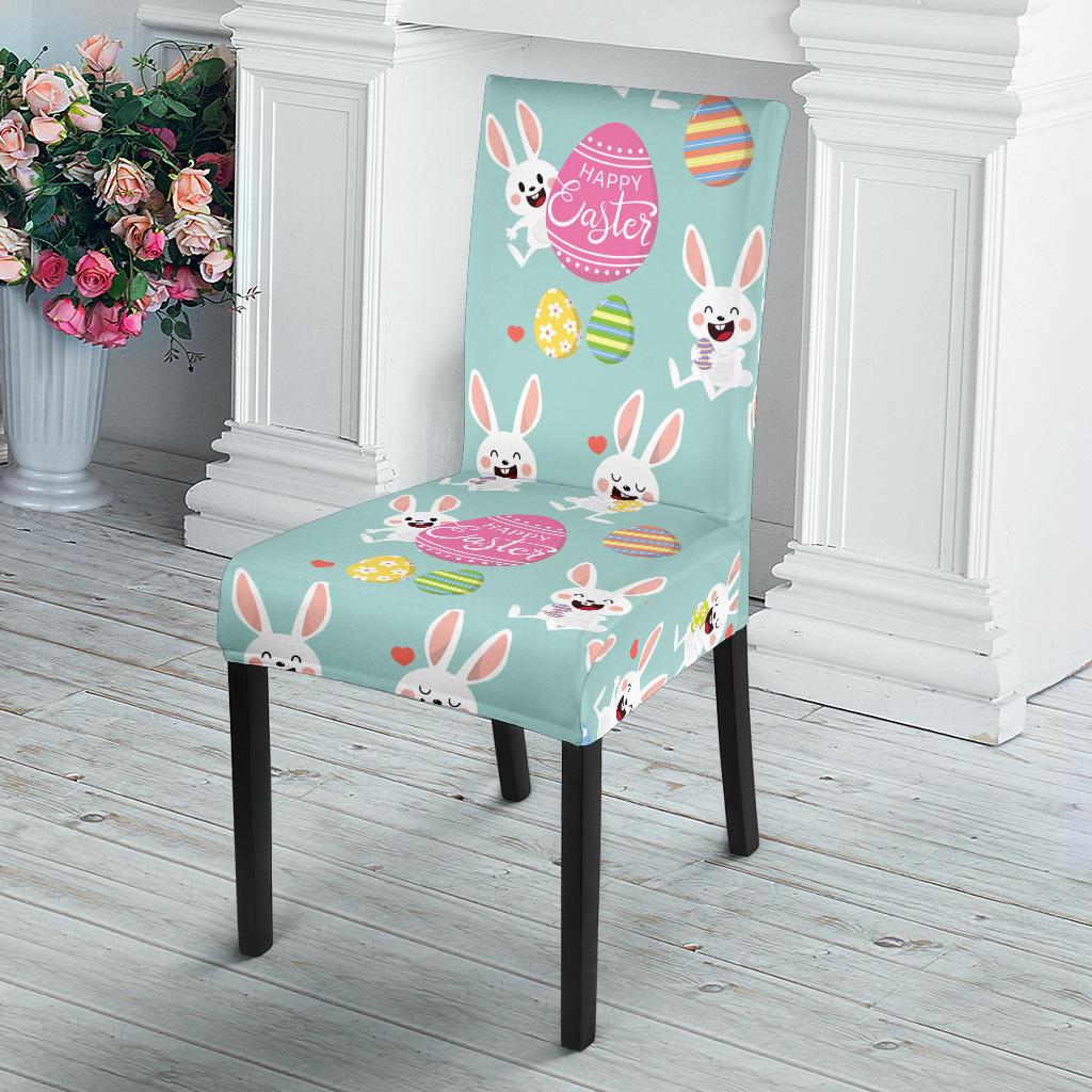 Easter Eggs Pattern Print Design RB014 Dining Chair Slipcover-JORJUNE.COM