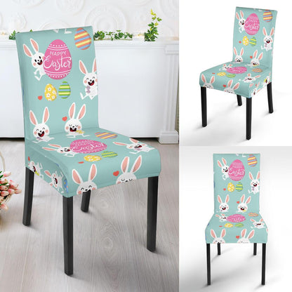 Easter Eggs Pattern Print Design RB014 Dining Chair Slipcover-JORJUNE.COM