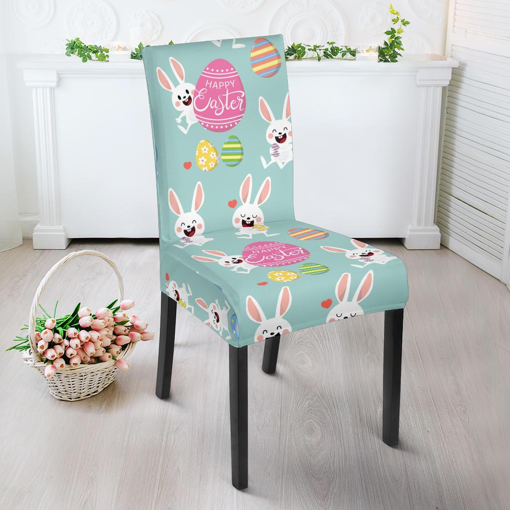 Easter Eggs Pattern Print Design RB014 Dining Chair Slipcover-JORJUNE.COM