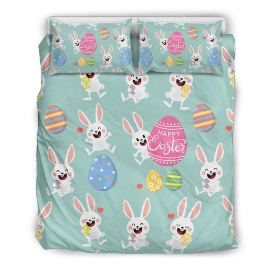 Easter Eggs Pattern Print Design RB014 Duvet Cover Bedding Set-JORJUNE.COM