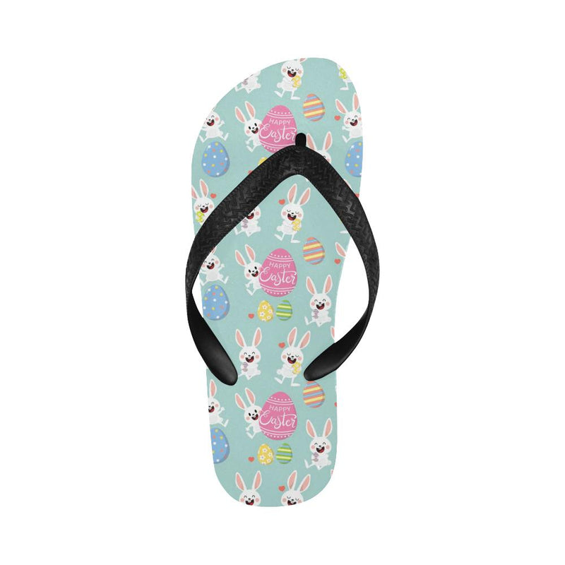 Easter Eggs Pattern Print Design RB014 Flip Flops-JorJune