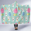 Easter Eggs Pattern Print Design RB014 Hooded Blanket-JORJUNE.COM