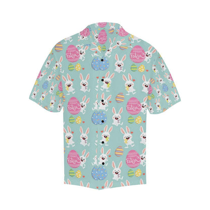 Easter Eggs Pattern Print Design RB014 Men Hawaiian Shirt-JorJune