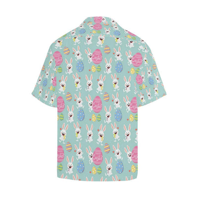 Easter Eggs Pattern Print Design RB014 Men Hawaiian Shirt-JorJune