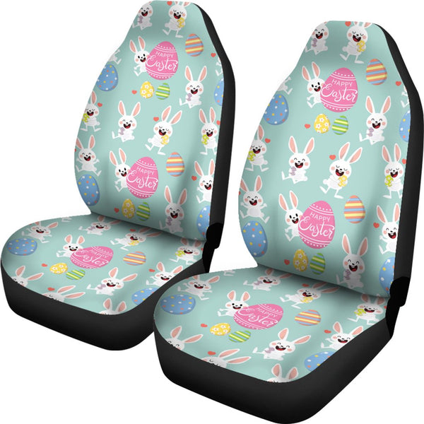 Easter Eggs Pattern Print Design RB014 Universal Fit Car Seat Covers ...