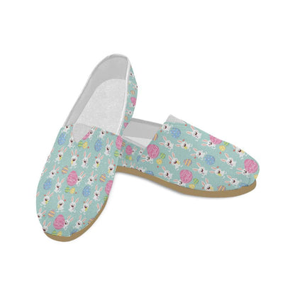 Easter Eggs Pattern Print Design RB014 Women Casual Shoes-JorJune.com