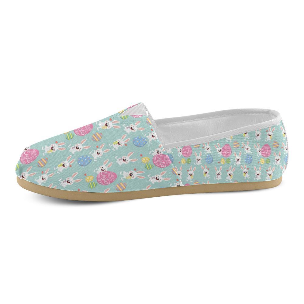 Easter Eggs Pattern Print Design RB014 Women Casual Shoes-JorJune.com