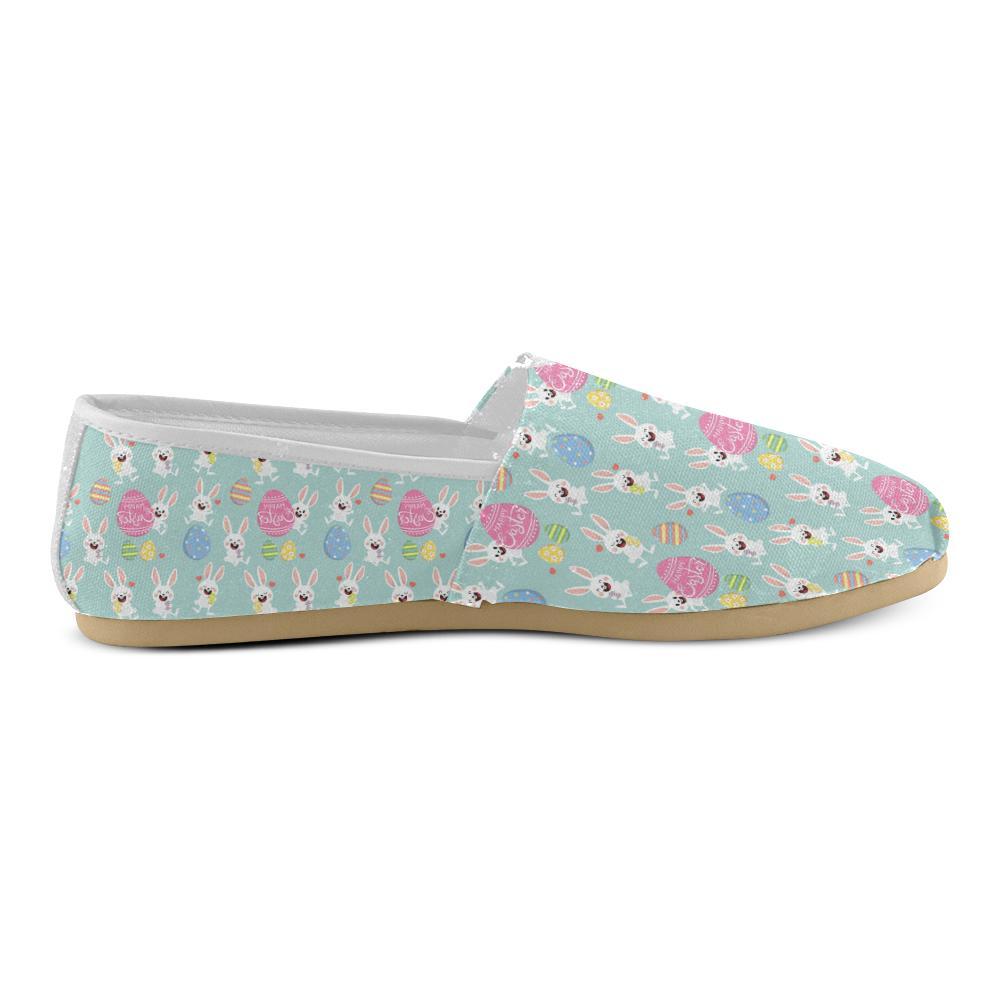 Easter Eggs Pattern Print Design RB014 Women Casual Shoes-JorJune.com