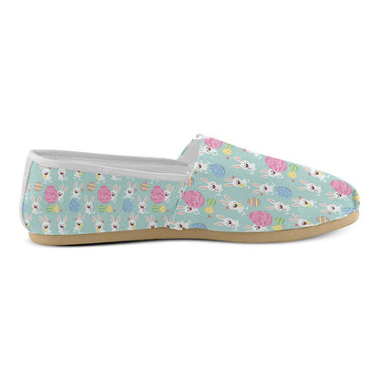 Easter Eggs Pattern Print Design RB014 Women Casual Shoes-JorJune.com