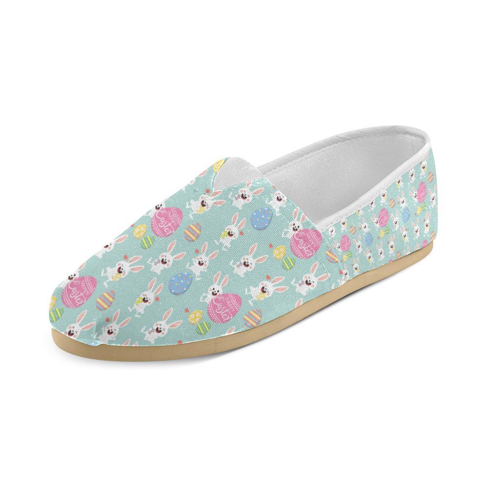 Easter Eggs Pattern Print Design RB014 Women Casual Shoes-JorJune.com